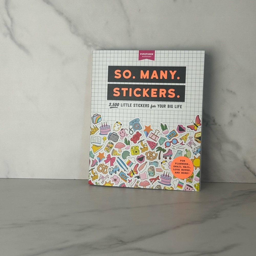 So. Many. Stickers. Book